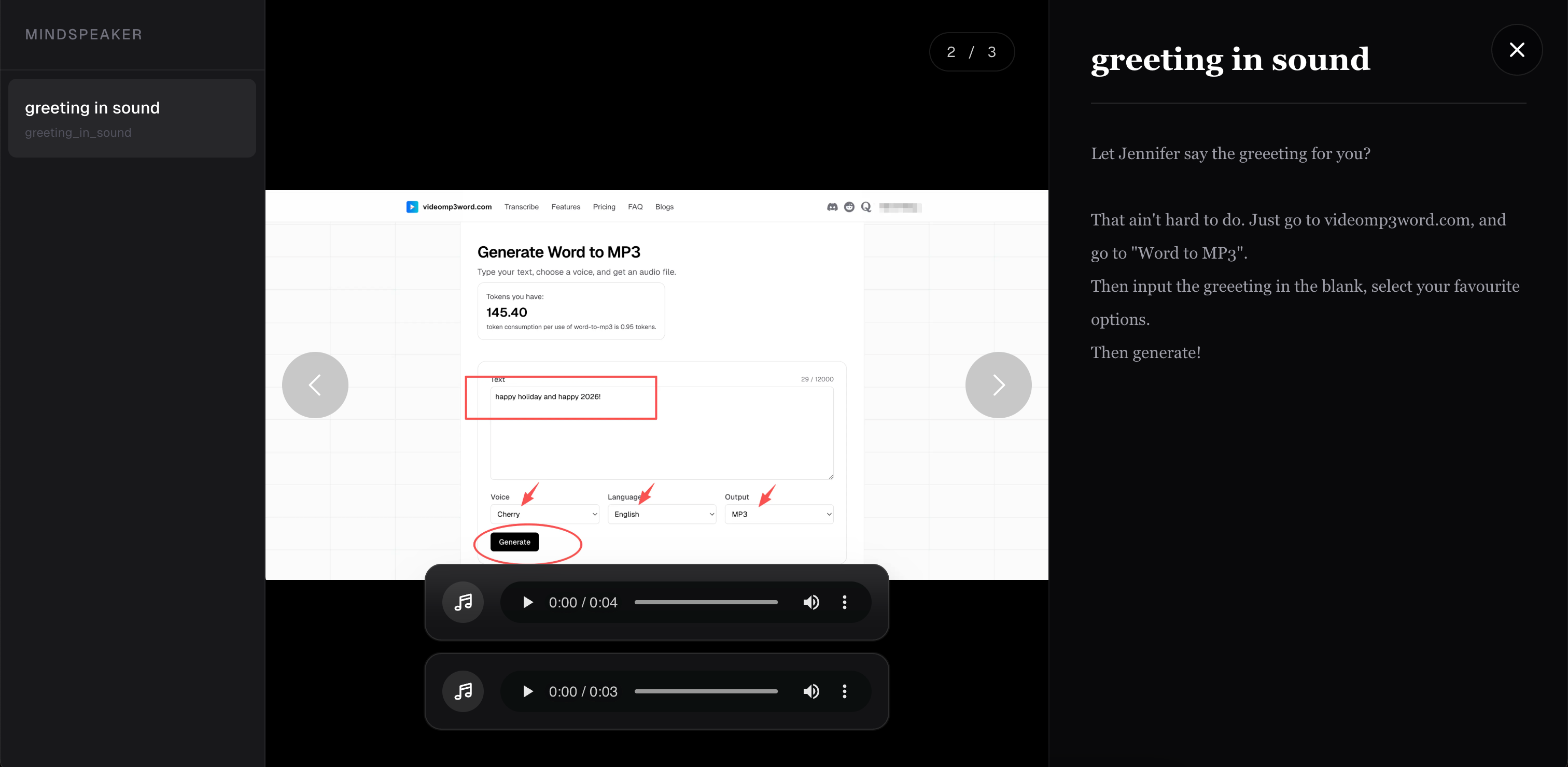a peep of gallery of videomp3word